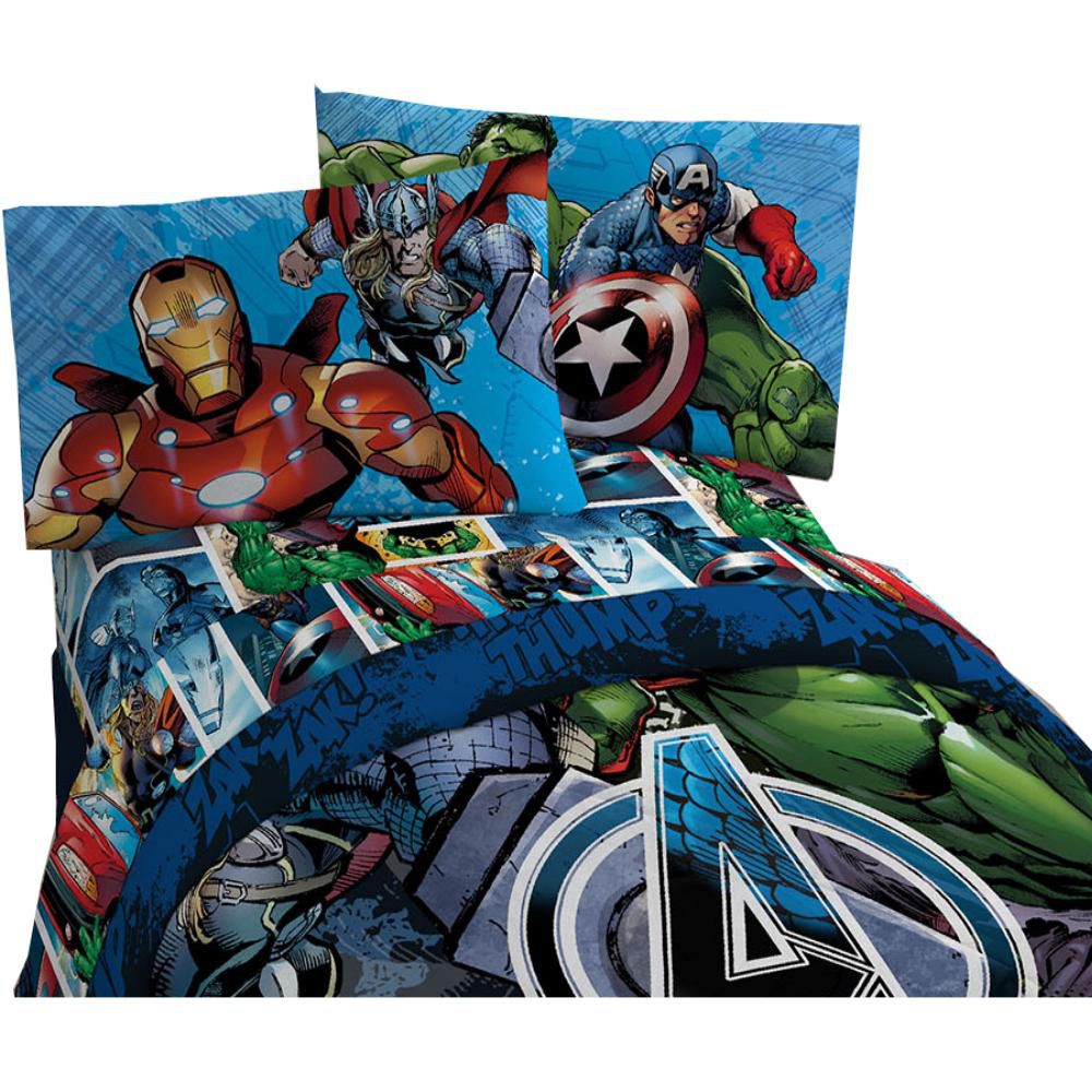 MonTex Mills Avengers Assemble Sheet Set Twin Walmart Canada