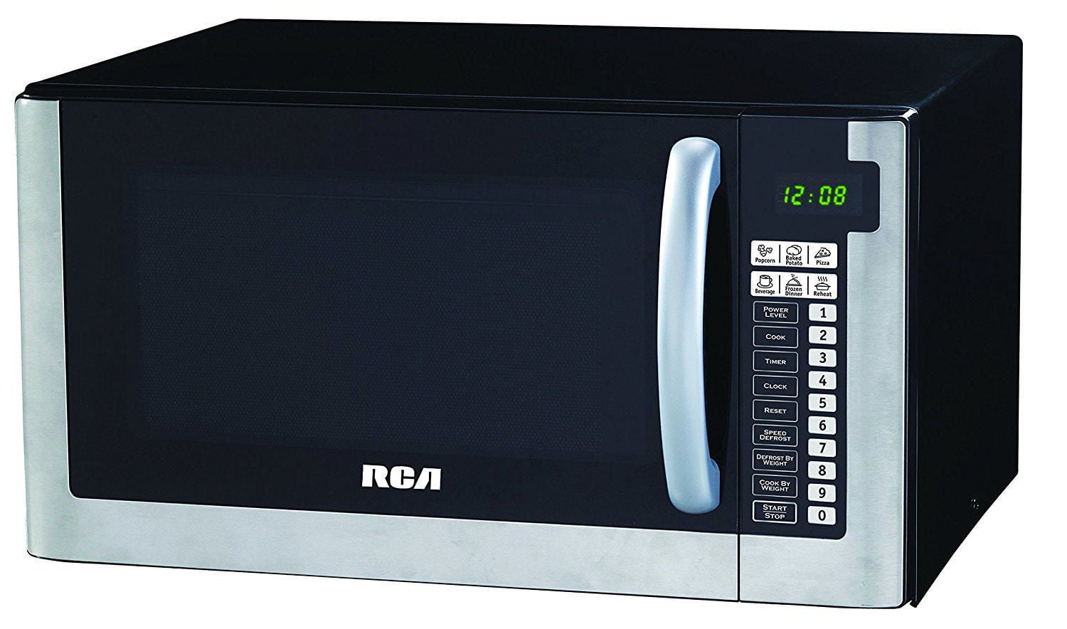 Curtis International Ltd RCA 1.2 Cubic Foot Microwave, Stainless Steel