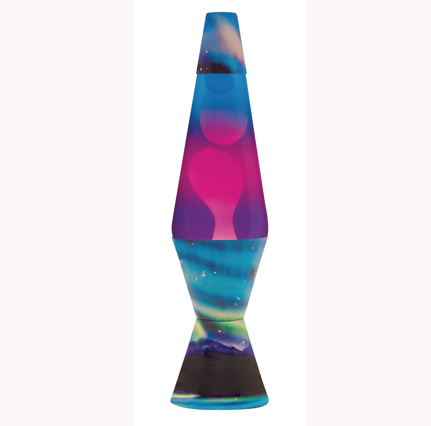 The Original Colormax Lava Lamp Northern Lights 4.0 x 4.0 x 14.5 Inches Galaxy 