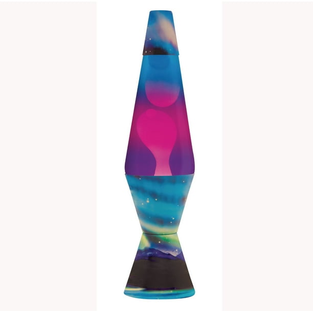 Lampe de 14,5 po Lueurs boréales Colourmax de Lava Paillettés à l'intérieur  avec multi-colore globe 