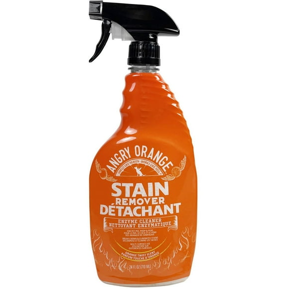 Angry Orange 24oz Pet Stain and Odor Remover, Pet Stain and Odor Eliminator