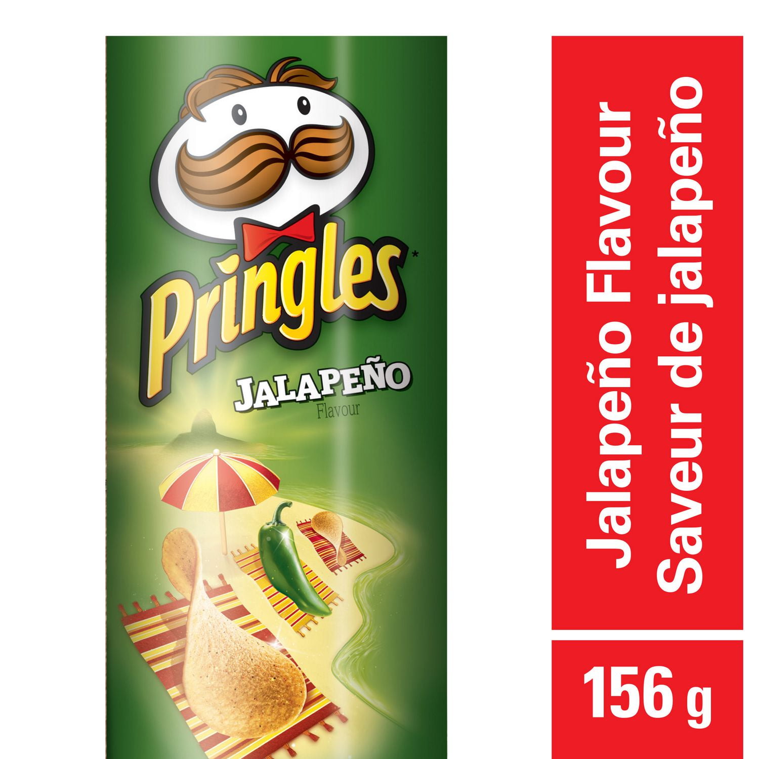 Pringles Jalapeno Flavour Potato Chips, 156g Walmart Canada
