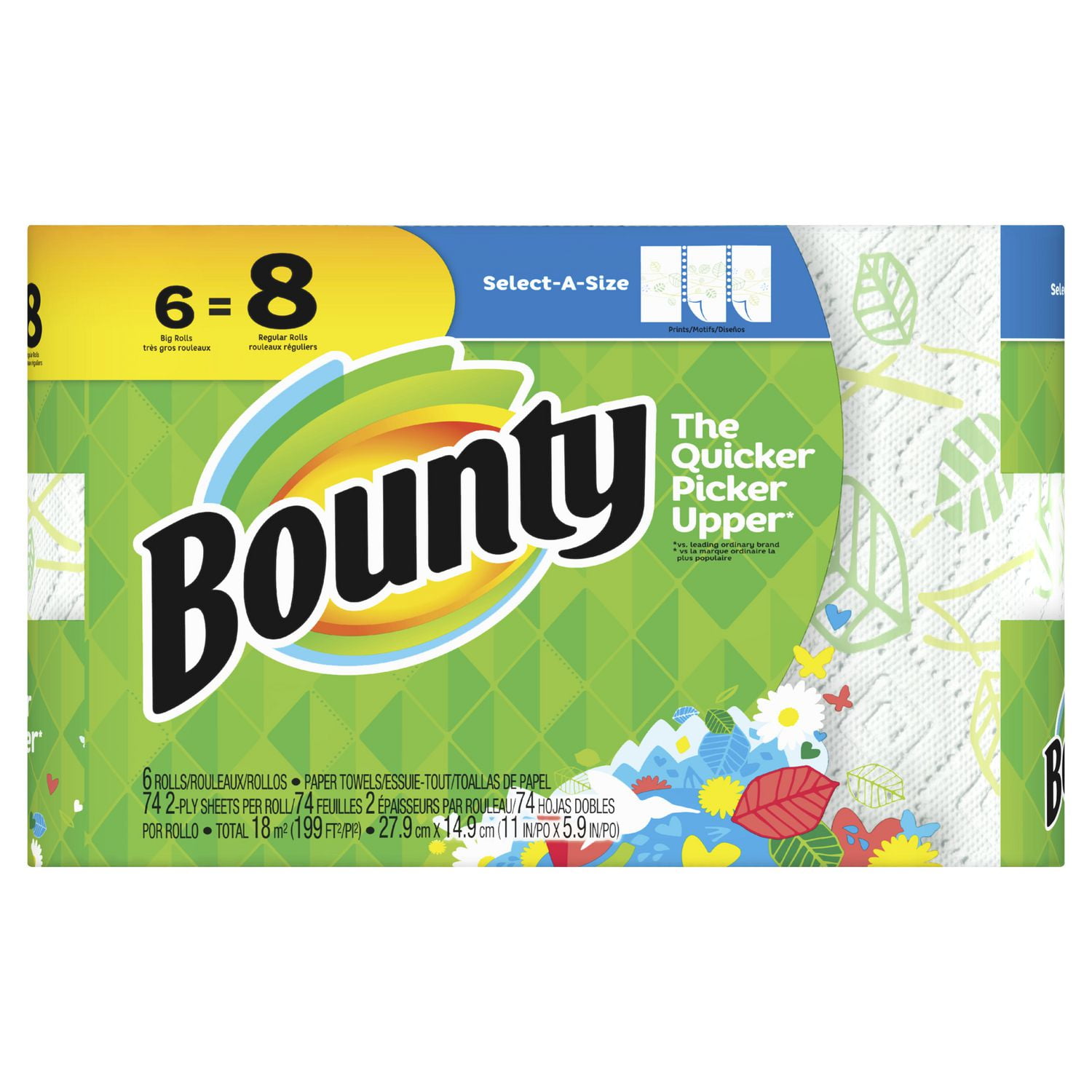 Bounty Select-A-Size Paper Towels, Print | Walmart Canada