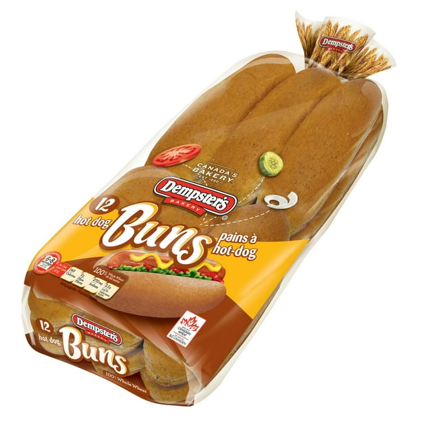 Pains à hot-dog de blé entier à 100 % originaux Dempster's