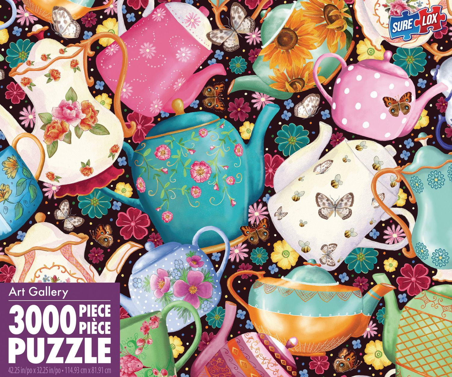 SureLox 3000pc Teapots and Teacups Street Puzzle Walmart Canada