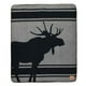 Canadiana Jeté décoratif Moose, 50 x 60 po – image 1 sur 2