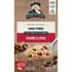 Quaker Gruau instantané Teneur élevée en fibres Raisins secs et épices – image 1 sur 7