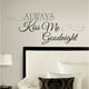 Kiss Me Goodnight Stickers Muraux – image 1 sur 2