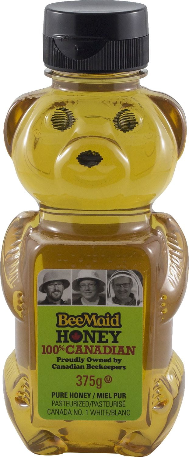 Bee Maid Pasteurized White Liquid Honey Bear 375 g at Walmart.ca