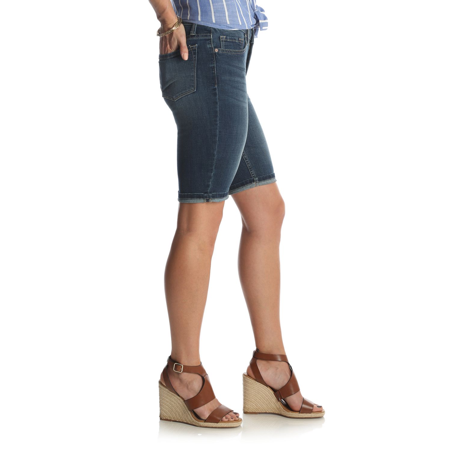 lee riders mid rise shorts walmart