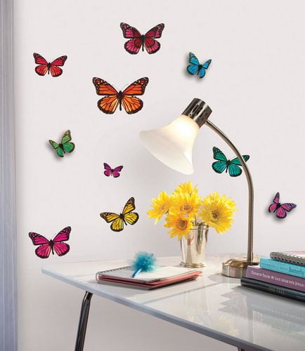 RoomMates Butterfly 3 D Wall  Decals Walmart  Canada 