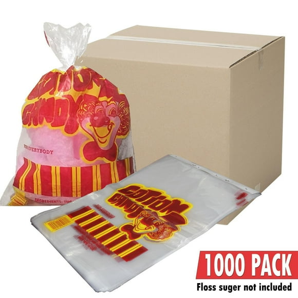 Cotton Candy Plastic Bags (Box of 1000)