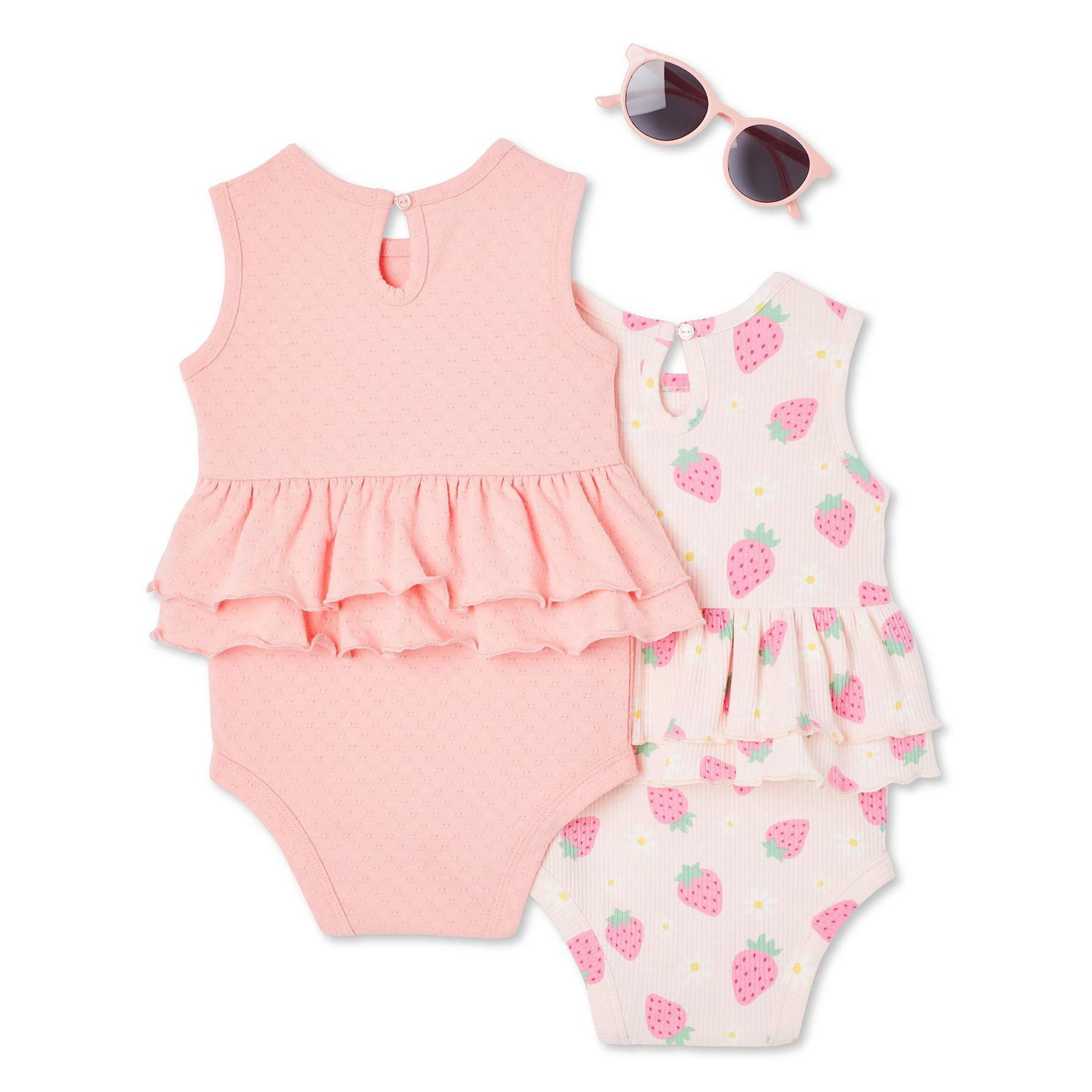 George Baby Girls' Sunsuit 2-Pack