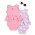thumbnail image 2 of George Baby Girls' Sunsuit 2-Pack, 2 of 2