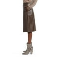 thumbnail image 2 of Mexx Women’s Stretch PU Midi Pull on Skirt, 2 of 5