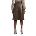 thumbnail image 3 of Mexx Women’s Stretch PU Midi Pull on Skirt, 3 of 5