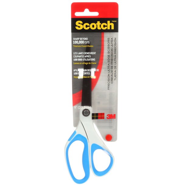 Scotch® Precision Ultra Edge Scissors, 1458TMXESF, 20.3 cm (8 in), 1