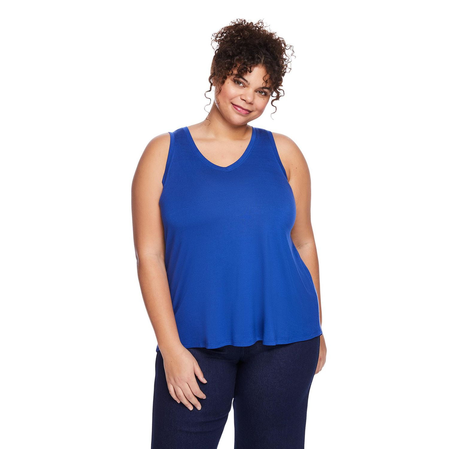 George Women's Plus V-Neckline Swing Tank