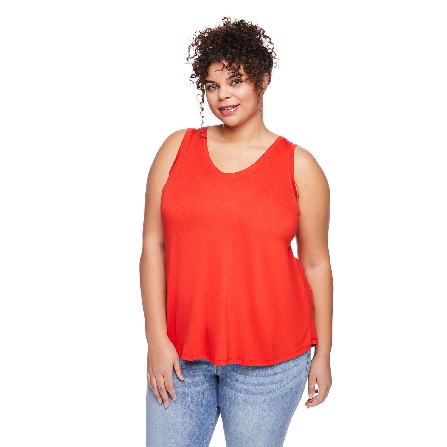George Women's Plus V-Neckline Swing Tank