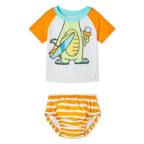 Baby Boys' Swim Diaper 2Piece Set Walmart.ca