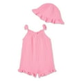 thumbnail image 2 of George Baby Girls' Romper 2-Piece Set, 2 of 2
