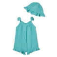 thumbnail image 2 of George Baby Girls' Romper 2-Piece Set, 2 of 2