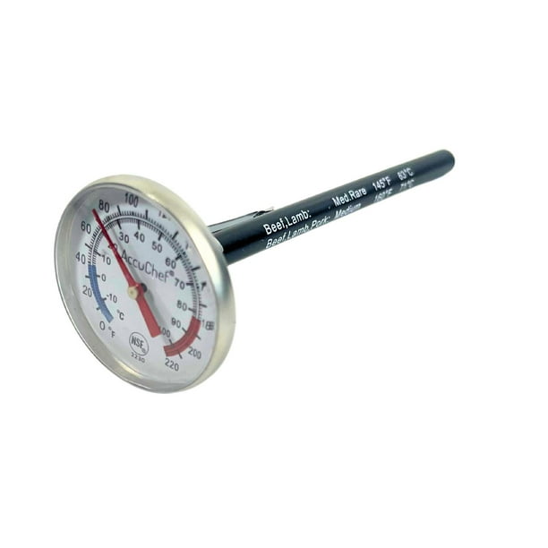 Thermomètre à lecture instantanée, acier inoxydable avec un