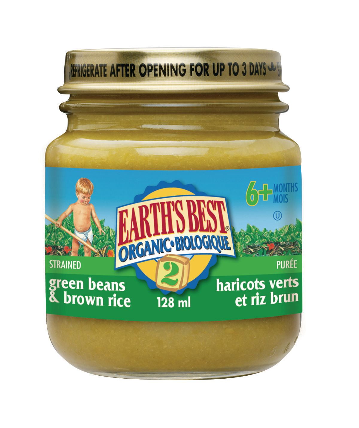 Earth's Best Organic Green Beans & Brown Rice Baby Food | Walmart Canada