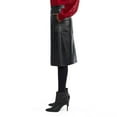 thumbnail image 2 of Mexx Women’s Stretch PU Midi Pull on Skirt, 2 of 5