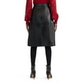 thumbnail image 3 of Mexx Women’s Stretch PU Midi Pull on Skirt, 3 of 5