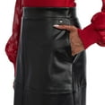 thumbnail image 4 of Mexx Women’s Stretch PU Midi Pull on Skirt, 4 of 5