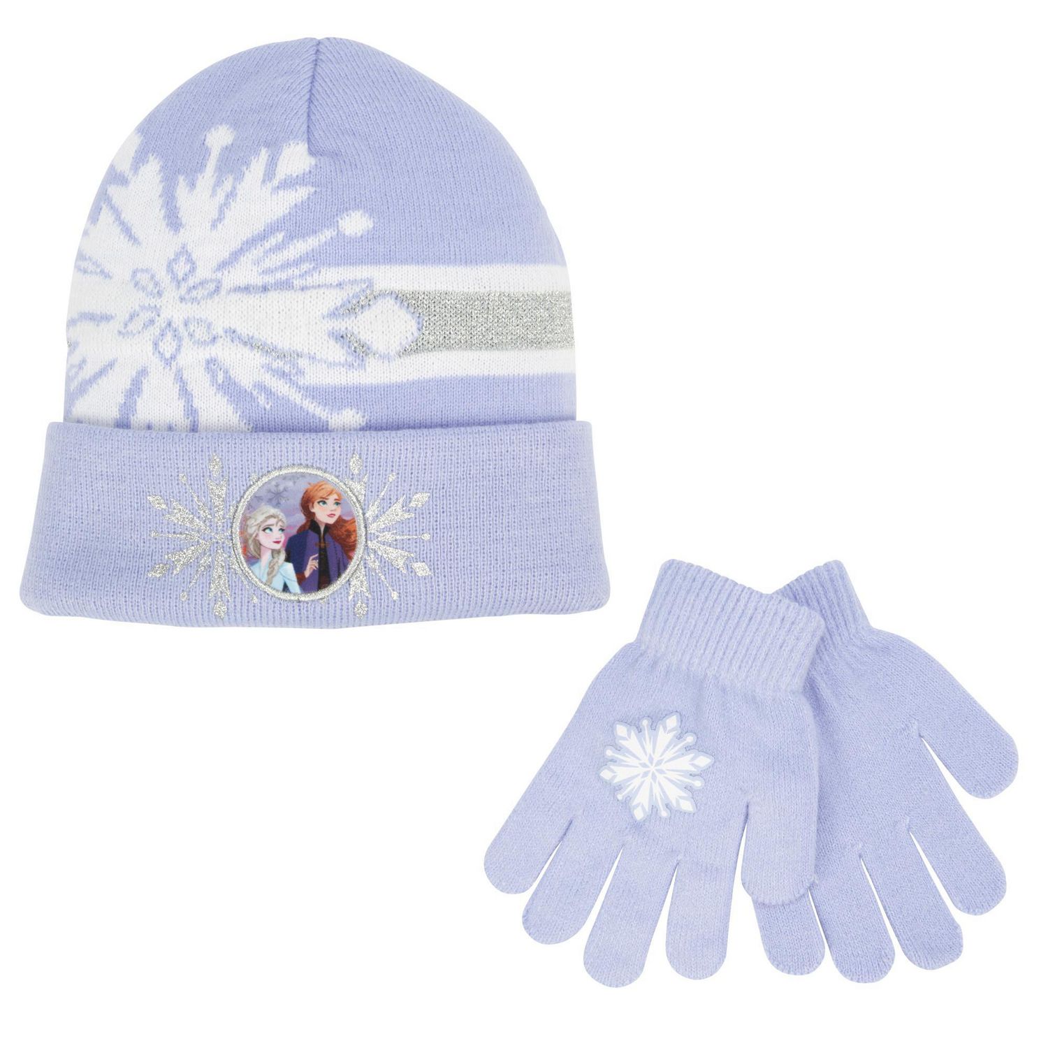 Frozen Girls Set Beanies Gloves 