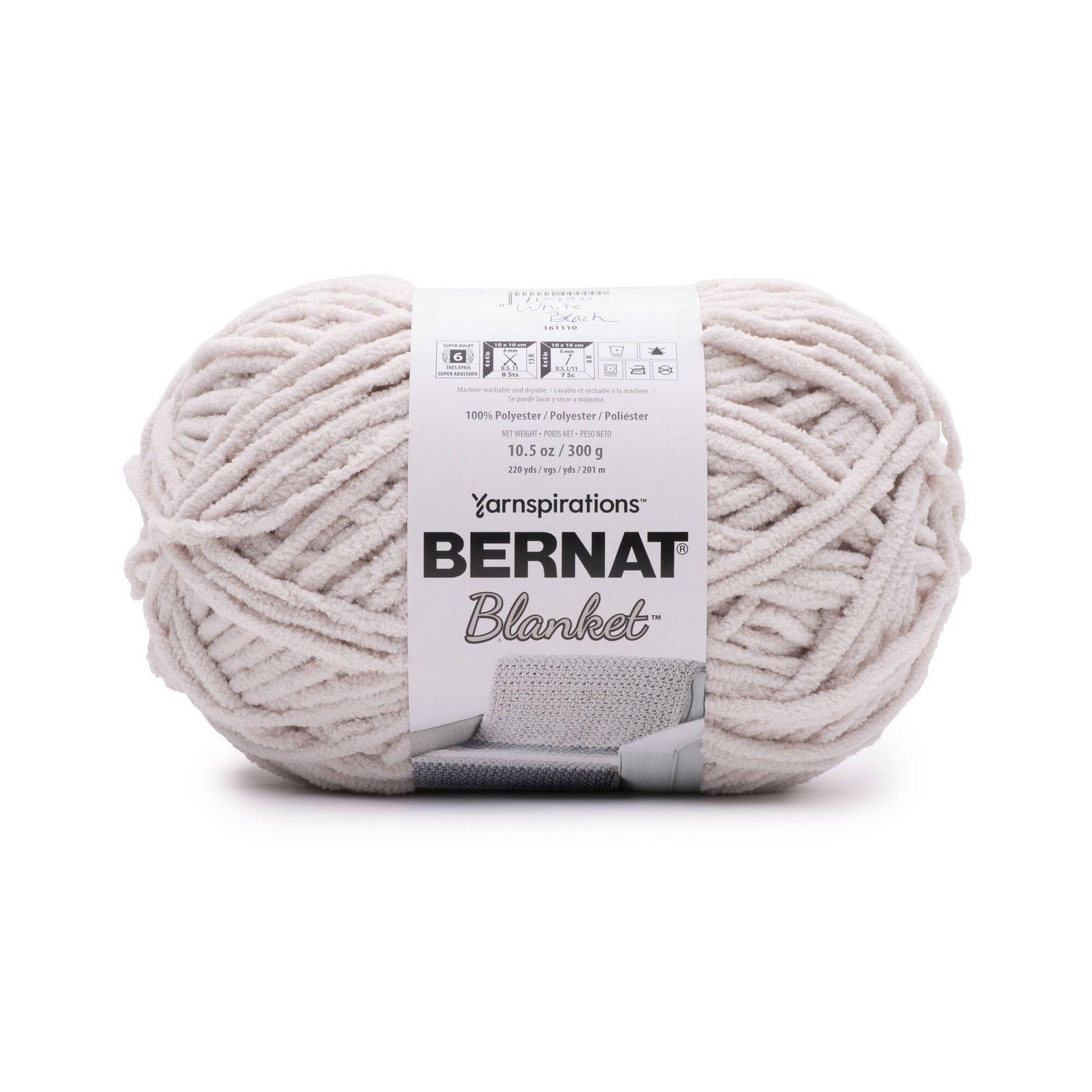 Bernat Blanket Yarn, Super Bulky, 10.5 oz, White Beach Walmart Canada