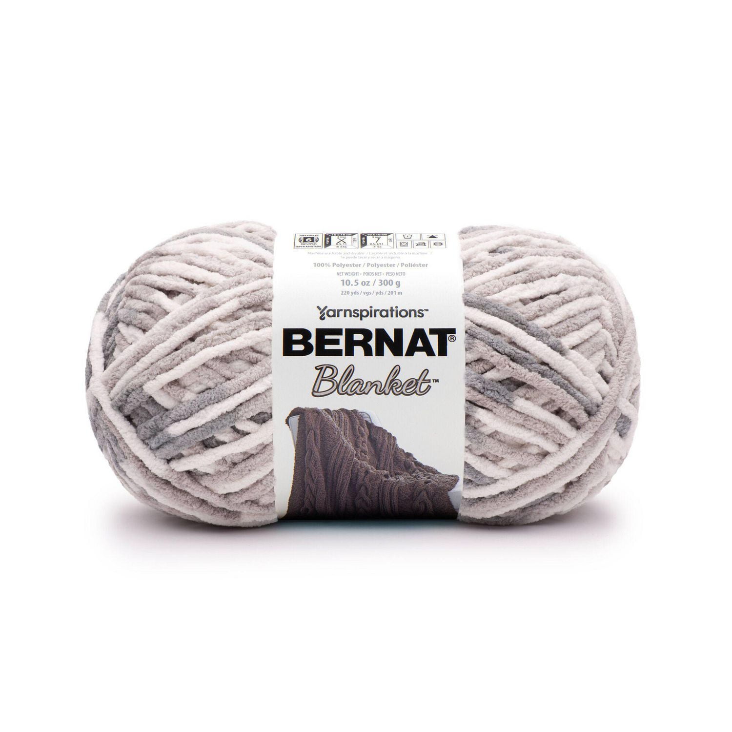 Bernat Blanket Yarn, Super Bulky, 10.5 oz, Weathered Wood Walmart Canada