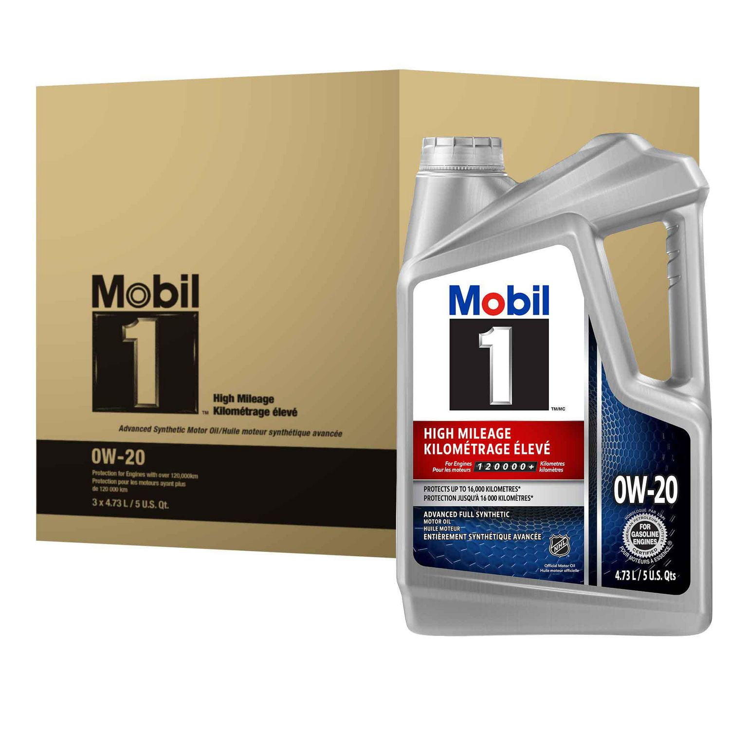 Mobil 1™ High Mileage 0W20 Walmart Canada