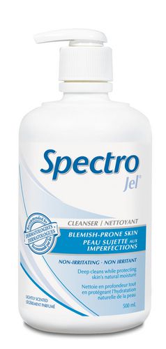 2x LARGE Spectro Jel Cleanser for Blemish-Prone Skin 500ml