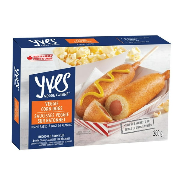 Saucisses sur bâtonnet veggie d'Yves