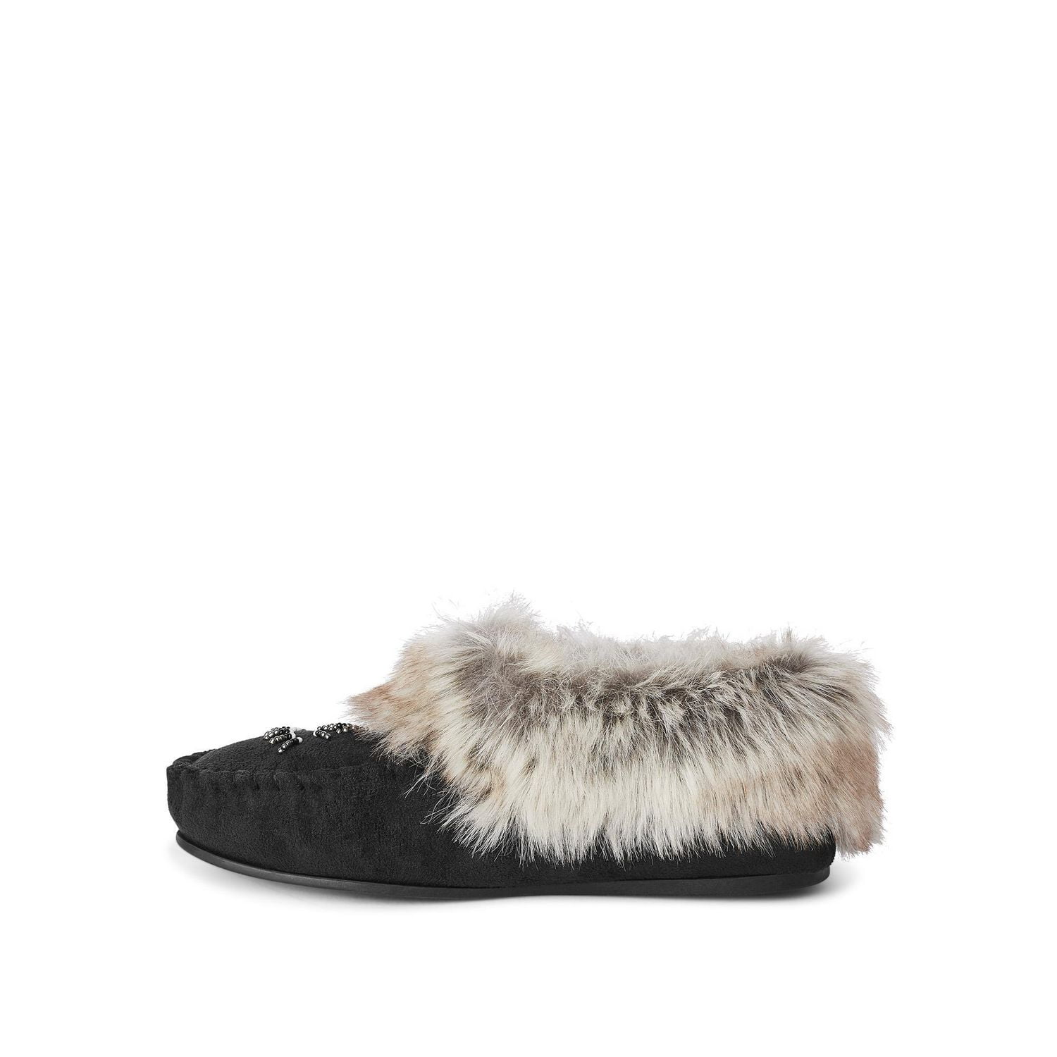 Womens moccasin clearance slippers walmart