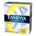 thumbnail image 1 of Tampax Essentials Plastic Applicator Regular Unscented Tampons, 1 of 1