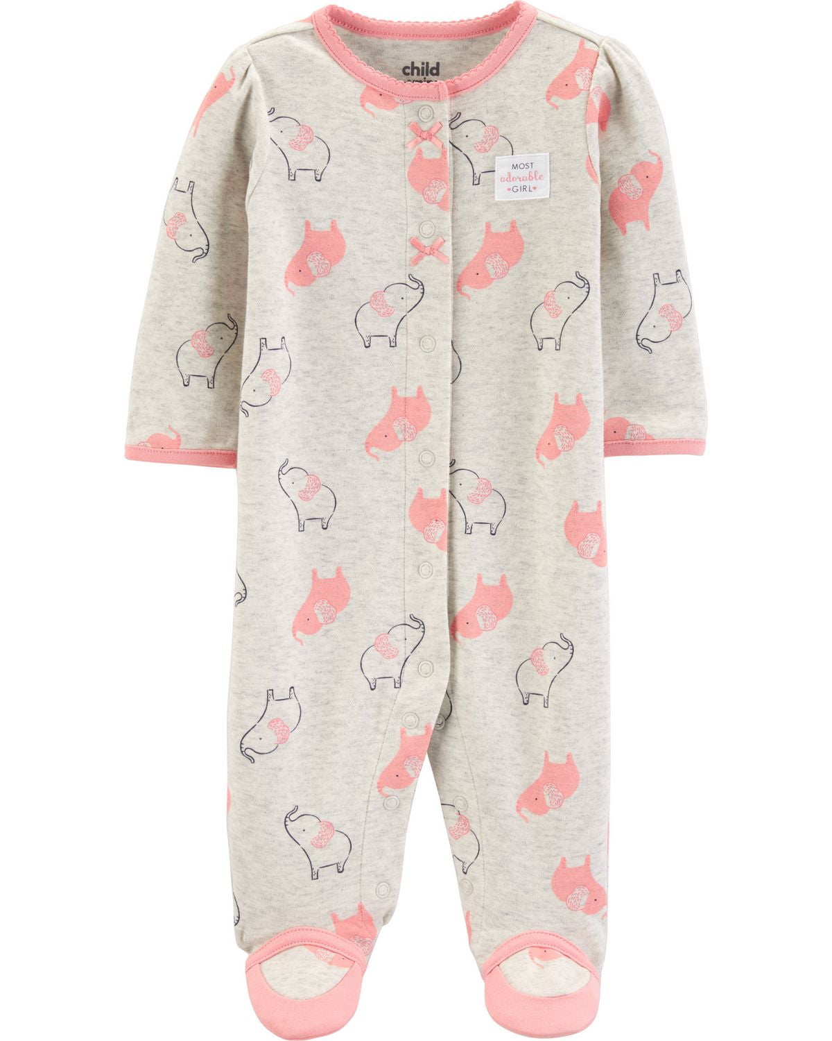 Child of Mine made by Carter's Newborn girls' Sleep N Play Outfit