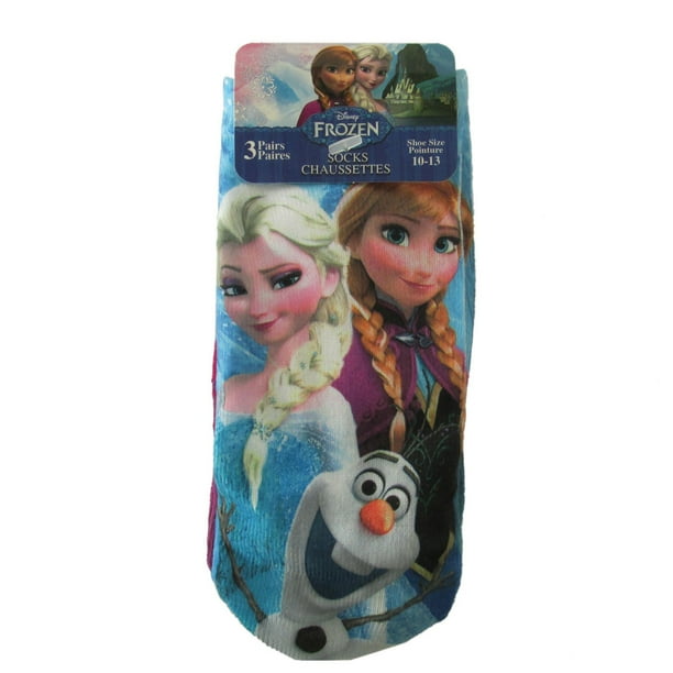 Chaussette basse La Reine des neiges de Disney pour filles, paq. de 3 paires