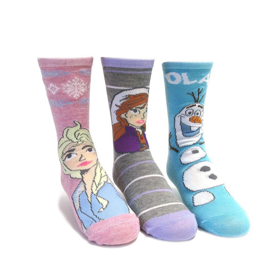 Girls Disney Frozen Colourful Cotton Rich Everyday Socks 