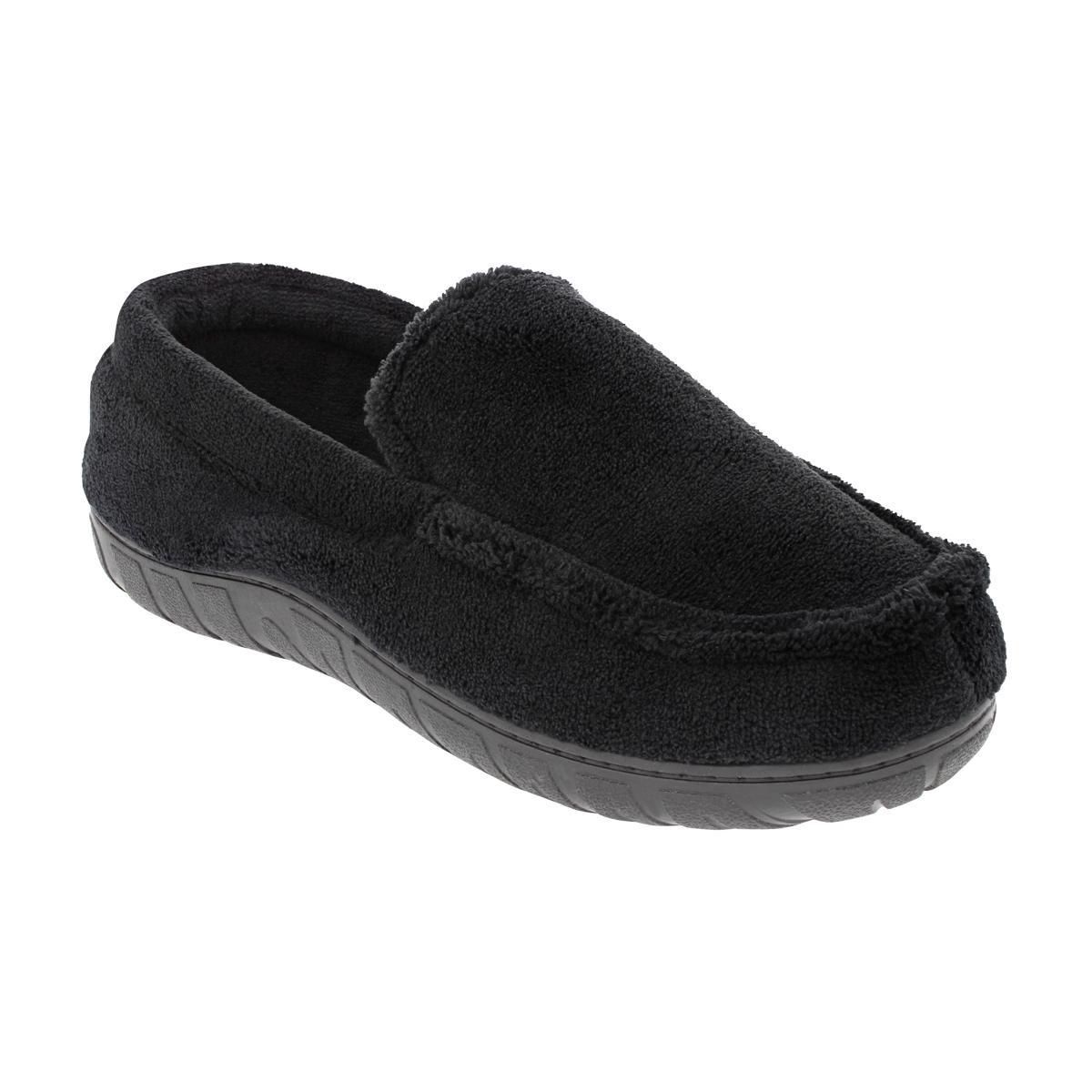 ISOsport by isotoner® Men's Phil Microterry Mocassin Slippers | Walmart ...