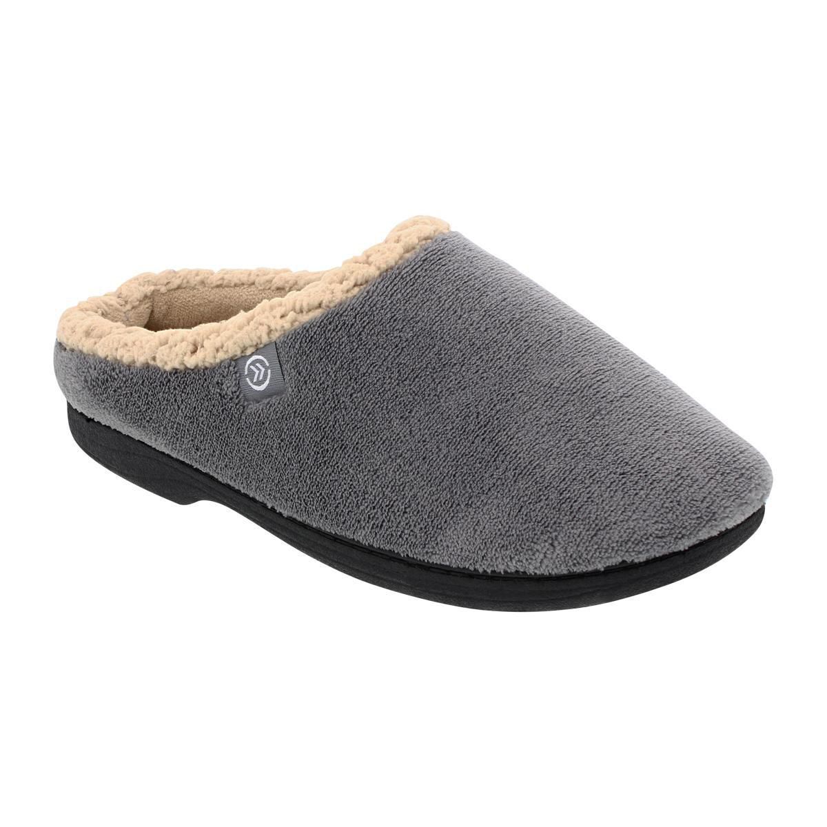ISOsport by isotoner® Men's Rick Microterry Hoodie Slippers with ...