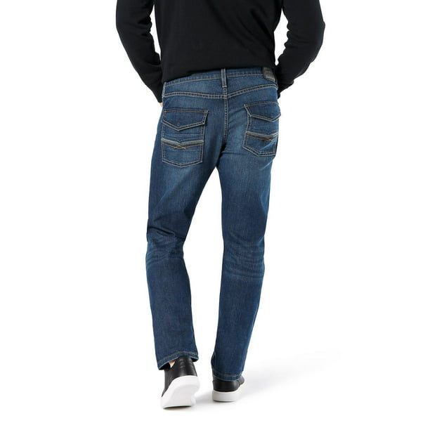 Signature by Levi Strauss & Co.™ Men's Relaxed Straight Fit Jeans,  Available sizes: 29 – 42 
