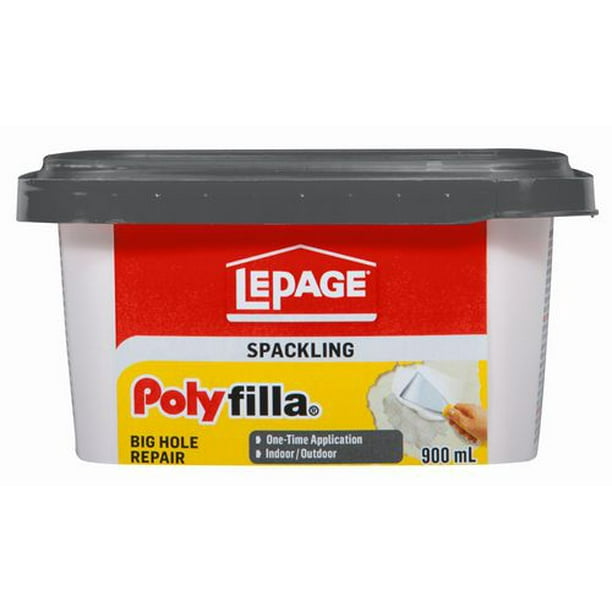 LePage Poly Filla pour l'intérieur et l'extérieur de LePage - Gros, 900ml