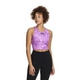 thumbnail image 4 of Reebok Women's ‘Sprinter’ Medium Impact Printed Cropped Bra Tank With Removable Cups, 4 of 4