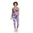 thumbnail image 1 of Reebok Women's ‘Reflex’ Medium Impact Printed Sports Bra With Removable Cups, 1 of 6