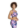 thumbnail image 4 of Reebok Women's ‘Reflex’ Medium Impact Printed Sports Bra With Removable Cups, 4 of 6