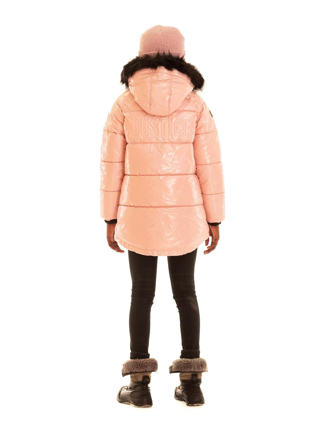 Justice Iridescent Long Puffer